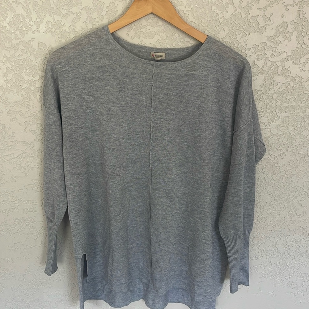 Light Grey Cremieux Sweater